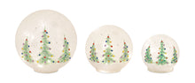 Load image into Gallery viewer, LED Frosted Glass Christmas Tree Orb (Set of 3)
