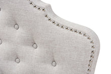 Load image into Gallery viewer, Baxton Studio Hilda Modern and Contemporary Greyish Beige Fabric Queen Size Headboard