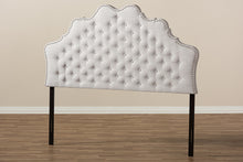 Load image into Gallery viewer, Baxton Studio Hilda Modern and Contemporary Greyish Beige Fabric King Size Headboard