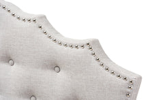 Load image into Gallery viewer, Baxton Studio Aurora Modern and Contemporary Greyish Beige Fabric Twin Size Headboard