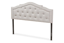 Load image into Gallery viewer, Baxton Studio Edith Modern and Contemporary Greyish Beige Fabric Queen Size Headboard