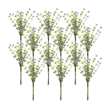 Load image into Gallery viewer, Blue Berry Foliage Spray (Set of 12)