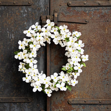 Load image into Gallery viewer, Dogwood Floral Wreath 24.5"D