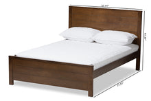 Load image into Gallery viewer, Baxton Studio Catalina Modern Classic Mission Style Brown-Finished Wood Full Platform Bed