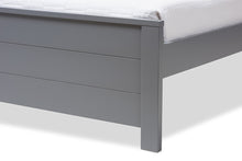 Load image into Gallery viewer, Baxton Studio Catalina Modern Classic Mission Style Grey-Finished Wood Twin Platform Bed