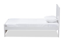 Load image into Gallery viewer, Baxton Studio Catalina Modern Classic Mission Style White-Finished Wood Twin Platform Bed