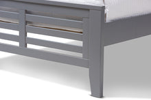 Load image into Gallery viewer, Baxton Studio Sedona Modern Classic Mission Style Grey-Finished Wood Twin Platform Bed