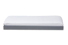 Load image into Gallery viewer, Baxton Studio Payton Modern and Contemporary Grey-Finished Twin Trundle