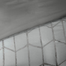 Load image into Gallery viewer, Metallic Printed Duvet Cover Set -King/Cal King Id12-1395