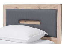 Load image into Gallery viewer, Baxton Studio Pandora Modern and Contemporary Dark Grey and Light Brown Two-Tone 2-Drawer Twin Size Storage Platform Bed