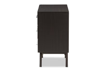 Load image into Gallery viewer, Baxton Studio Auburn Mid-Century Modern Espresso Brown Finished Wood 6-Drawer Dresser