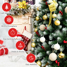 Load image into Gallery viewer, Artificial PVC Christmas Tree with Branch Tips and Metal Stand-8'