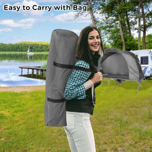 Load image into Gallery viewer, 2-Person Outdoor Camping Tent with External Cover-Gray