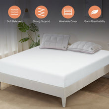 Load image into Gallery viewer, 8 Inch Foam Medium Firm Mattress with Jacquard Cover-Full Size