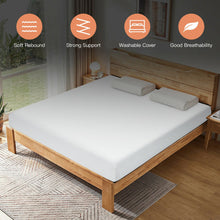 Load image into Gallery viewer, 8 Inches Foam Medium Firm Mattress with Removable Cover-Queen Size