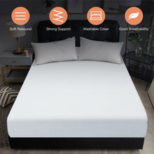 Load image into Gallery viewer, 8 Inch Foam Medium Firm Mattress with Jacquard Cover-Twin Size