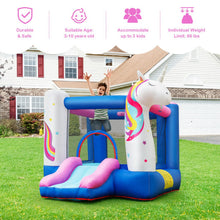 Load image into Gallery viewer, Kids Inflatable Bounce House with 480W Blower