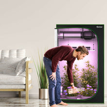 Load image into Gallery viewer, 48 x 48 x 80 Inch High Reflective Mylar with Observation Window-Black