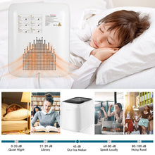 Load image into Gallery viewer, Portable Self-Clean Countertop Ice Maker with Ice Basket and Scoop-White