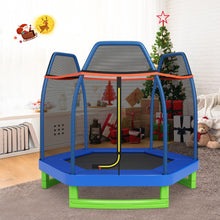 Load image into Gallery viewer, 7 Feet Kids Recreational Bounce Jumper Trampoline-Blue