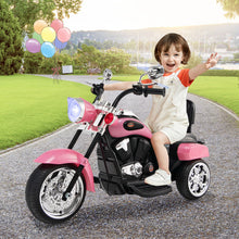 Load image into Gallery viewer, 6V 3 Wheel Kids Motorcycle-Pink