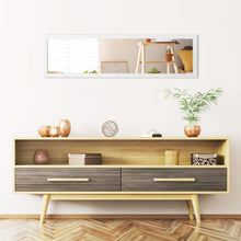 Load image into Gallery viewer, Full Length Wall Mounted Mirror with PS Frame and Explosion-proof Film-White