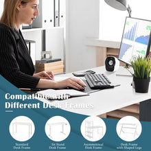 Load image into Gallery viewer, 48 Inch Solid Universal Desktop for Standard and Sit to Stand Desk Frame-White