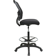 Load image into Gallery viewer, Office Star Air Grid Mesh Back Drafting Chair - Mesh Seat - Mesh Back - 5-star Base - Black - 20" Seat Width x 19.75" Seat Depth - 21.3" Width x 25.5" Depth x 51" Height