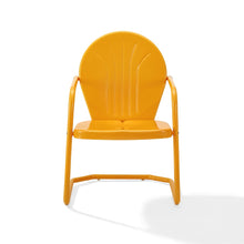 Load image into Gallery viewer, Griffith Outdoor Metal Armchair Tangerine Gloss