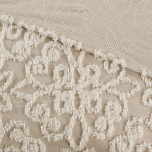 Load image into Gallery viewer, Madison Park Sabrina 100% Cotton Tufted Bedspread Set - Full/Queen - Taupe MP13-7124 By Olliix