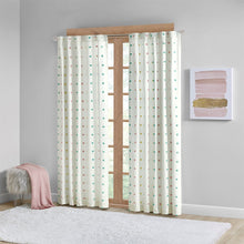 Load image into Gallery viewer, Intelligent Design Callie 100% Cotton Yard Dye Jacquard Window Panel With Lining ID40-1772 By Olliix