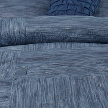 Load image into Gallery viewer, Madison Park Walter 100% Polyester Printed Seersucker 7Pcs Comforter Set - Cal King - Navy MP10-7131 By Olliix