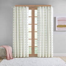 Load image into Gallery viewer, Intelligent Design Callie 100% Cotton Yard Dye Jacquard Window Panel With Lining ID40-1772 By Olliix
