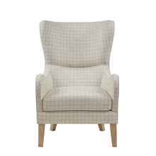 Load image into Gallery viewer, Madison Park Arianna Arianna Swoop Wing Chair- Linen MP100-0983 By Olliix