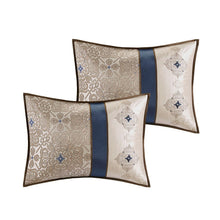 Load image into Gallery viewer, Madison Park Essentials Delaney 100% Polyester Jacquard 24Pcs Comforter Set MPE10-814 By Olliix