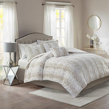 Load image into Gallery viewer, Madison Park Zuri 4Pc Faux Fur Comforter Set MP10-6297 By Olliix