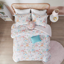 Load image into Gallery viewer, Iris Woodland Animals Cotton Reversible Comforter Set - Full/Queen UHK10-0157 By Olliix