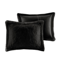 Load image into Gallery viewer, Malea Shaggy Faux Fur Comforter Set Full/Queen ID10-1921 By Olliix