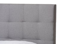 Load image into Gallery viewer, Baxton Studio Tibault Modern and Contemporary Grey Fabric Upholstered Queen Size Storage Bed