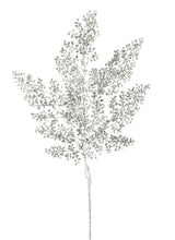 Load image into Gallery viewer, Silver Glitter Fern Spray (Set of 12)