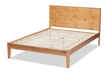 Load image into Gallery viewer, Baxton Studio Marana Modern and Rustic Natural Oak and Pine Finished Wood King Size Platform Bed