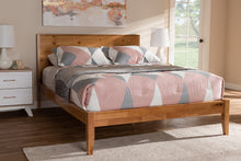 Load image into Gallery viewer, Baxton Studio Marana Modern and Rustic Natural Oak and Pine Finished Wood King Size Platform Bed