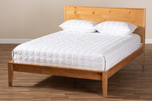 Load image into Gallery viewer, Baxton Studio Marana Modern and Rustic Natural Oak and Pine Finished Wood King Size Platform Bed