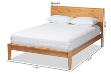 Load image into Gallery viewer, Baxton Studio Marana Modern and Rustic Natural Oak and Pine Finished Wood King Size Platform Bed