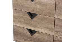 Load image into Gallery viewer, Baxton Studio Wales Modern and Contemporary Light Brown Wood 6-Drawer Chest