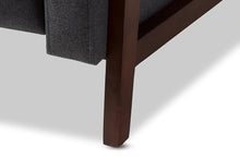 Load image into Gallery viewer, Baxton Studio Halstein Mid-century Modern Grey Fabric Upholstered Lounge Chair
