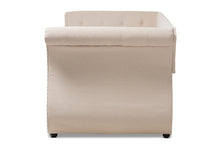 Load image into Gallery viewer, Baxton Studio Cherine Classic and Contemporary Beige Fabric Upholstered Daybed with Trundle