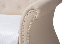 Load image into Gallery viewer, Baxton Studio Cherine Classic and Contemporary Beige Fabric Upholstered Daybed with Trundle