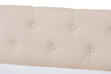 Load image into Gallery viewer, Baxton Studio Cherine Classic and Contemporary Beige Fabric Upholstered Daybed with Trundle