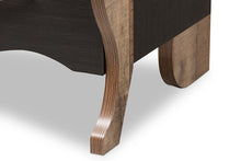 Load image into Gallery viewer, Baxton Studio Romilly Country Cottage Farmhouse Black and Oak-Finished Wood 5-Drawer Chest